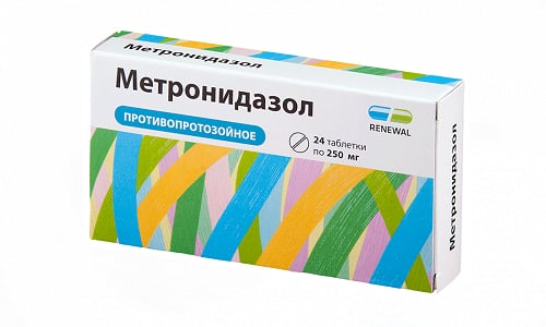 Назначают Метронидазол при анаэробной бактериальной инфекции