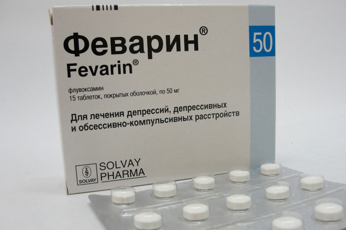 Феварин является антидепрессантом, который направлен на увеличение концентрации серотонина в организме
