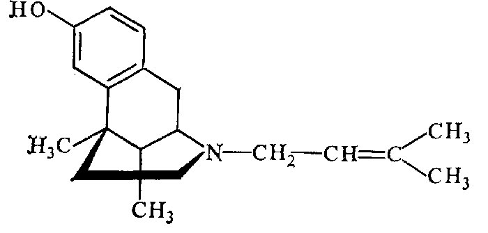 Химическая формула пентазоцина