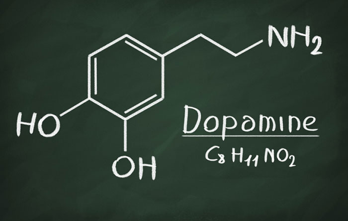 Структурная формула дофамина