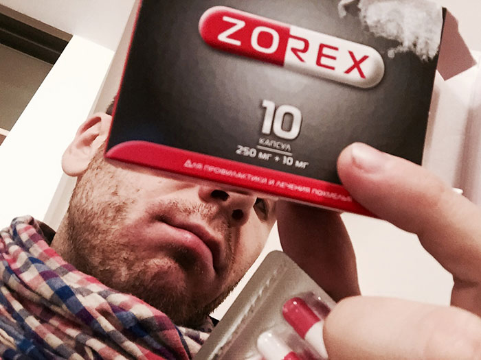 Зорекс выполняет детоксикацию организма от алкоголя