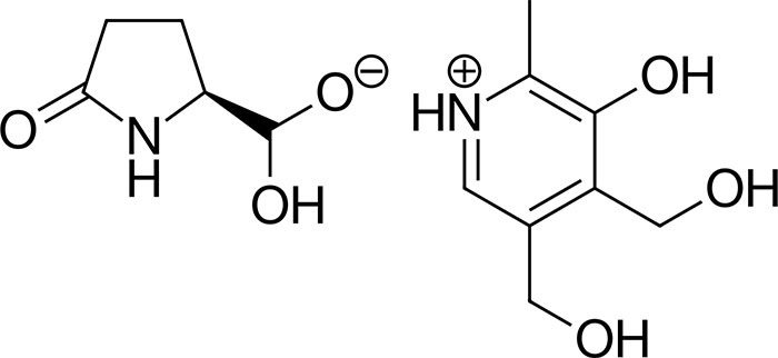 Метадоксин - структурная формула действующего вещества препарата Метадоксил