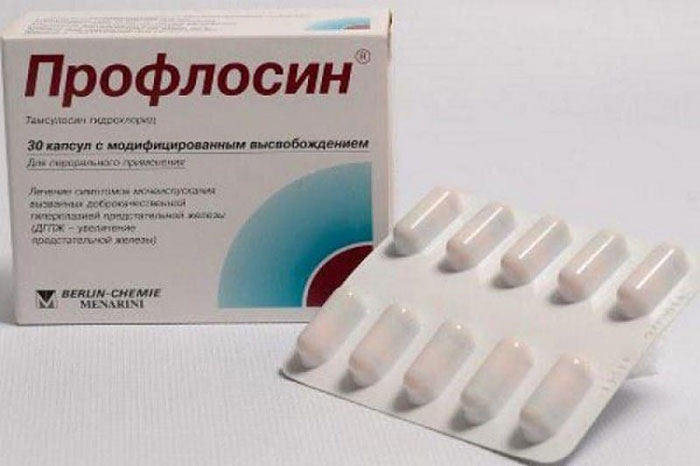 Профлосин является препаратом группы альфа-1-адреноблокаторов