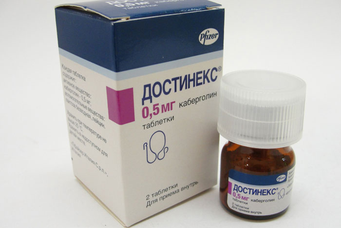 Достинекс - гормональный препарат направленный на снижение активности лактотропных клеток гипофиза