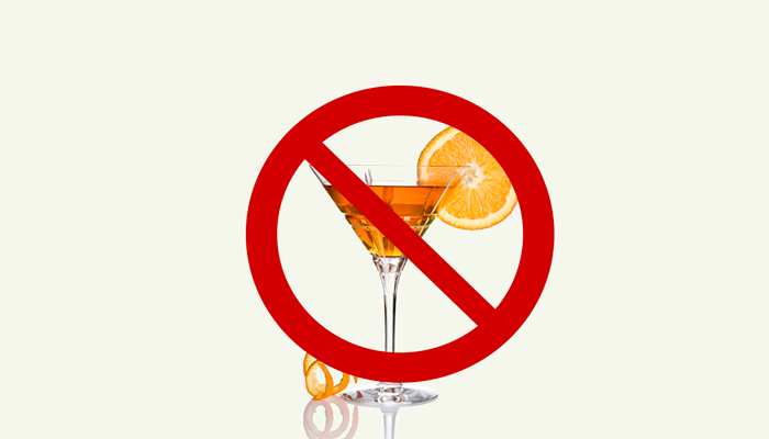 Исключение алкогольных напитков из рациона при аллергии на них