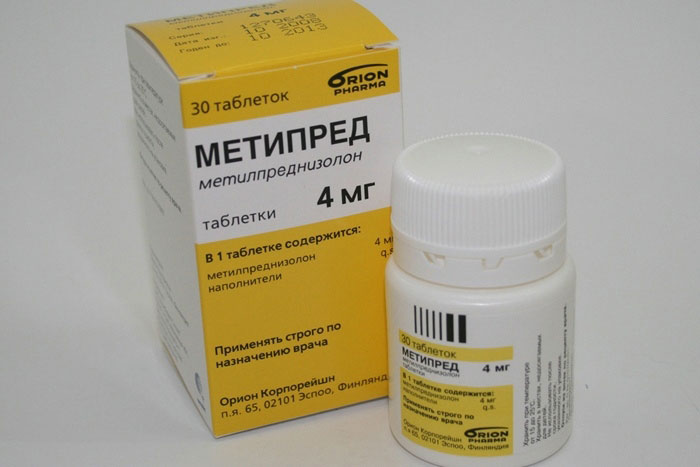 Метипред - препарат группы глюкокортикостероидных гормонов с противовоспалительным эффектом