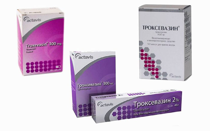 Троксевазин является ангиопротекторным препаратом с противовоспалительным эффектом