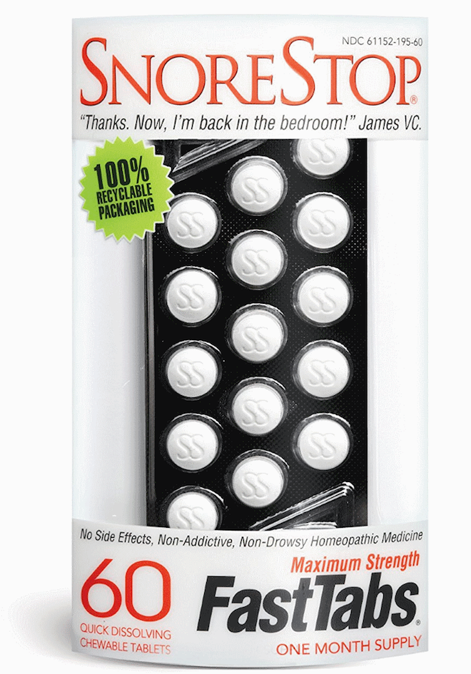 Снорстоп (SnoreStop) таблетки от храпа