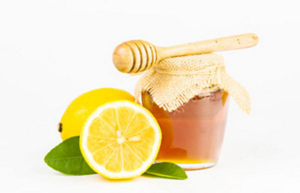 Баночка с медом и лимоны