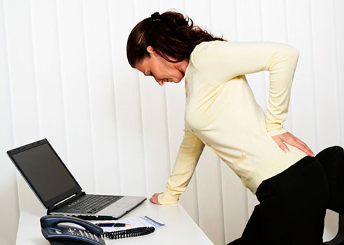Симптомы срыва спины