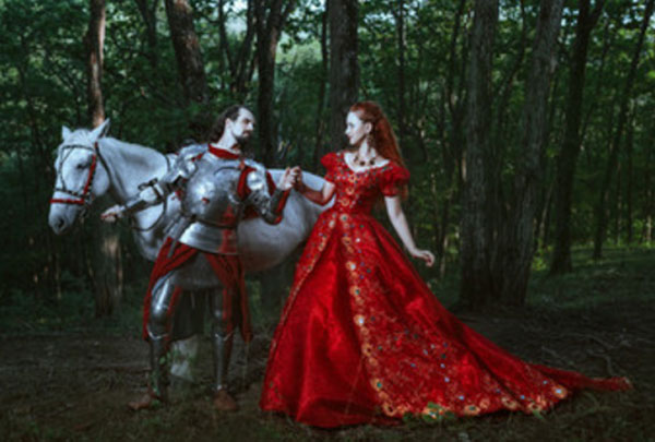 Сказочная любовь. Рыцарь, принцесса и белый конь