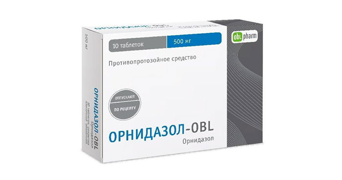 Орнидазол является противопротозойным препаратом широкого спектра применения