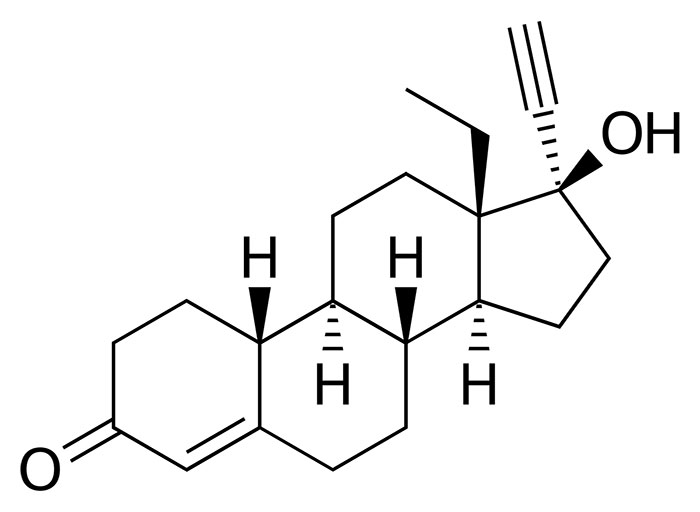Левоноргестрел - формула действующего вещества препарата Постинол