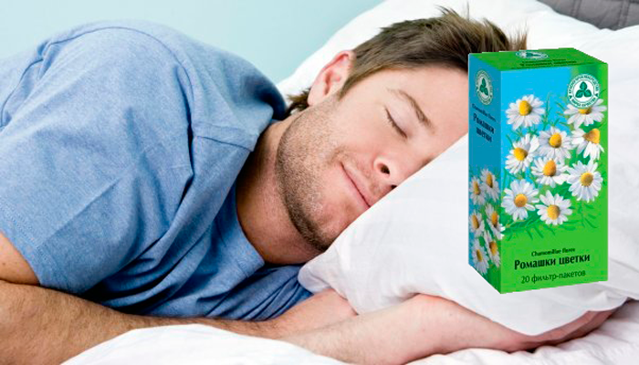 Улучшение сна ромашкой при похмелье